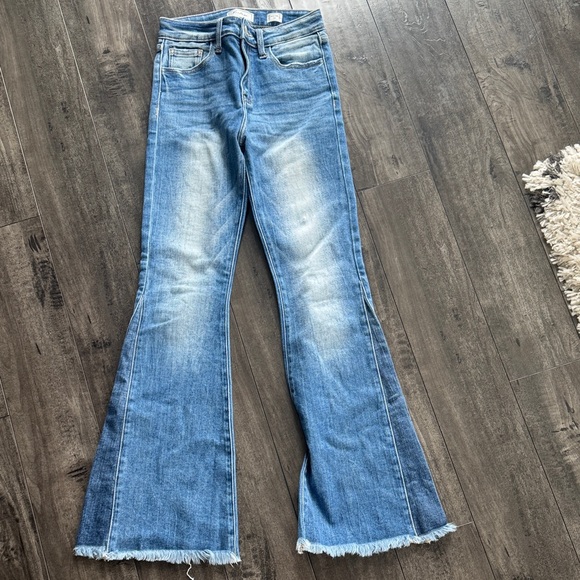 KanCan Light Blue Flare Jeans - Picture 1 of 4